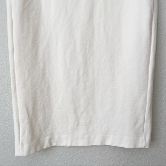 Vince Camuto cream Ponte pencil skirt stretchy S - Picture 4 of 11